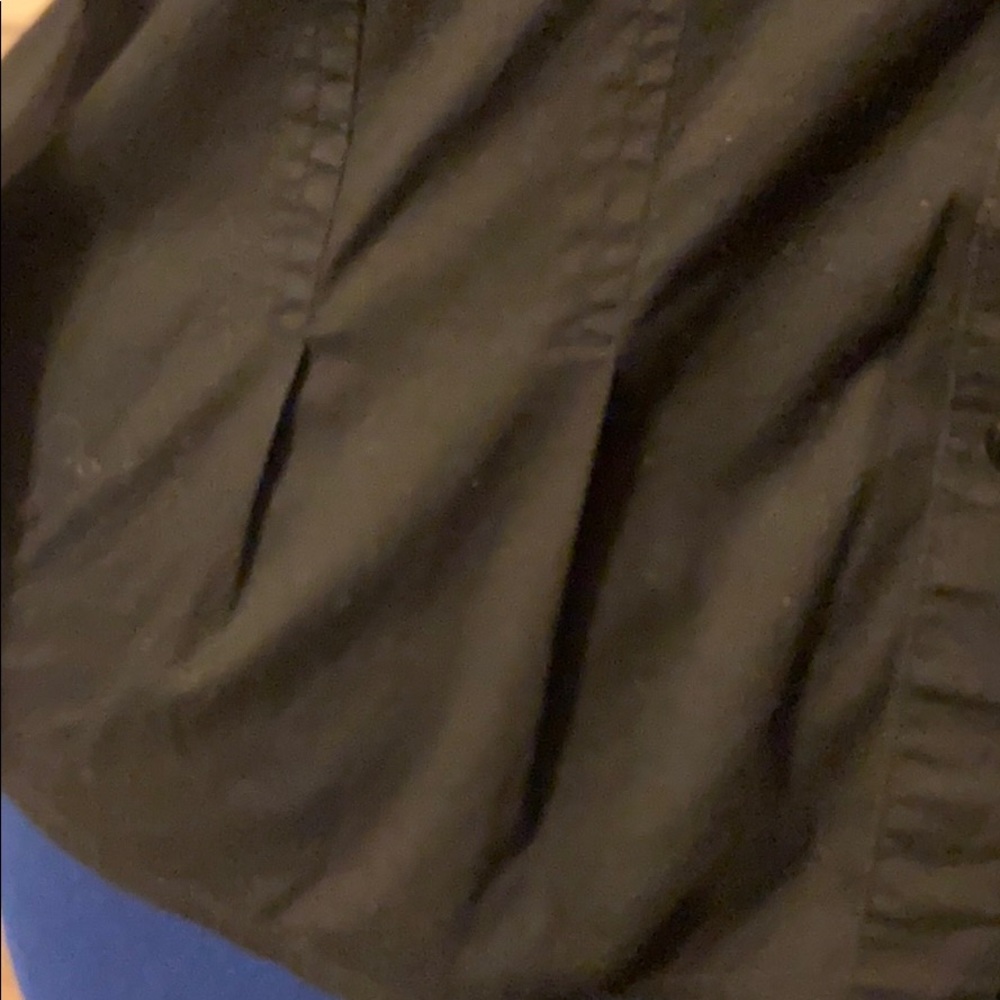 Black button down -3 quarter length sleeves - Picture 4 of 6